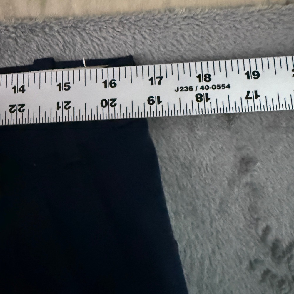 Gianfranco Ruffini Vintage Dress Pants Navy Blue 100% Wool Pleats 34x32 Tailored - Picture 6 of 7